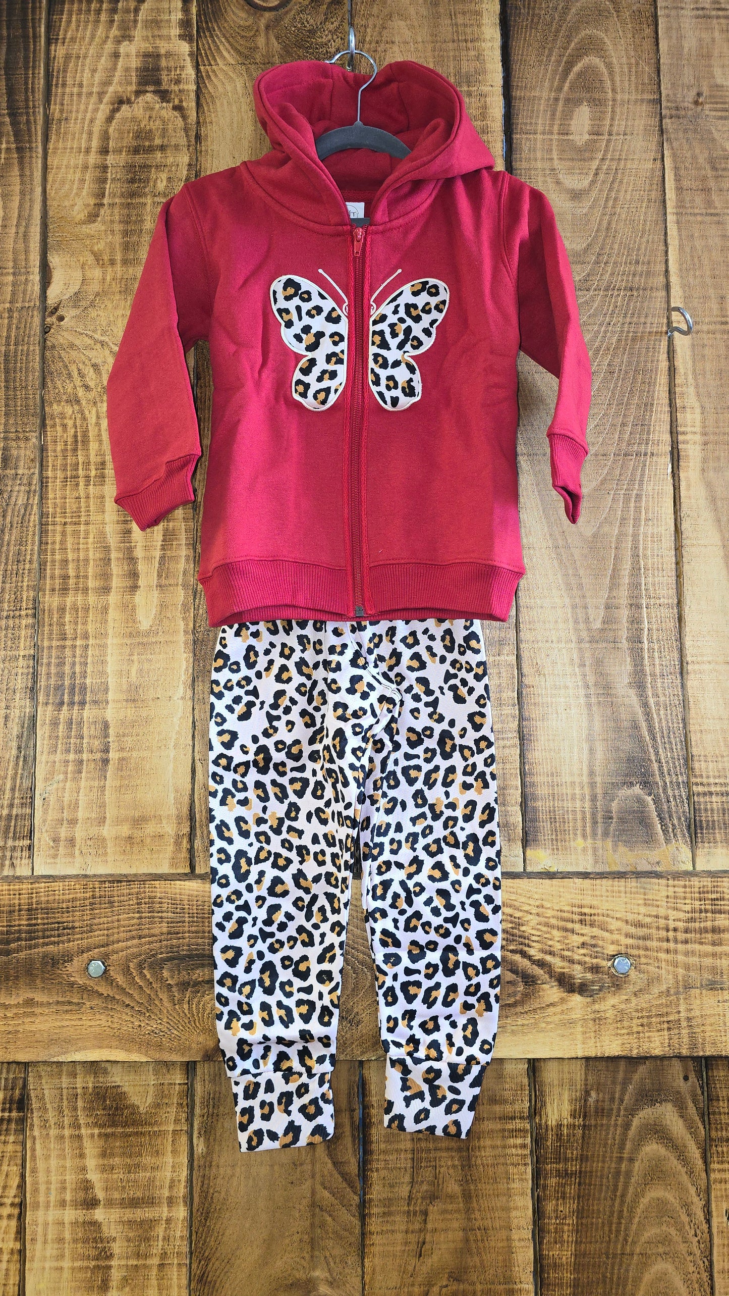 Red Butterfly Cheetah Suit