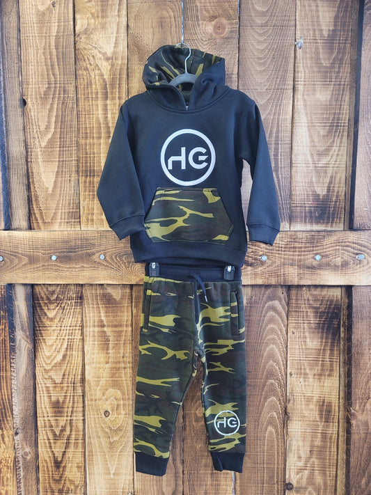 YOUTH BLACK CAMO HG SUIT