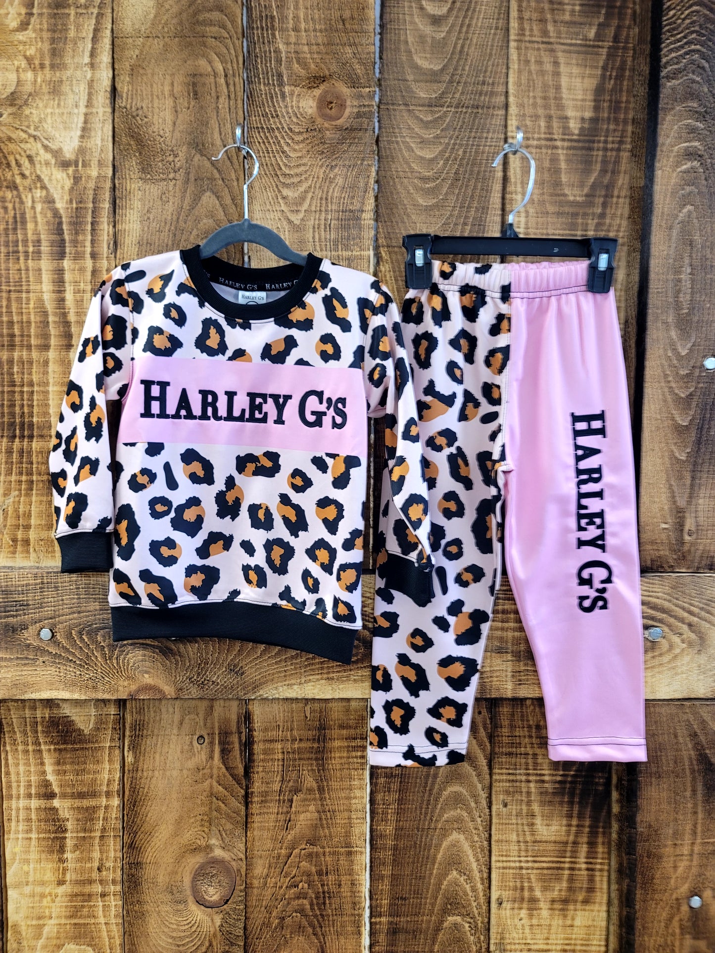 TODDLER PINK CHEETAH SUIT