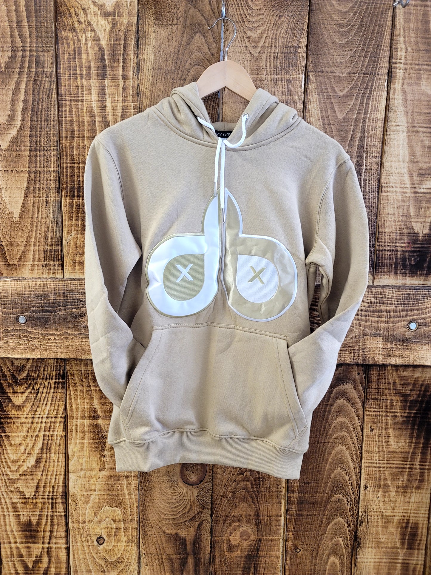 WOMENS TAN DEADBIRDS HOODIE