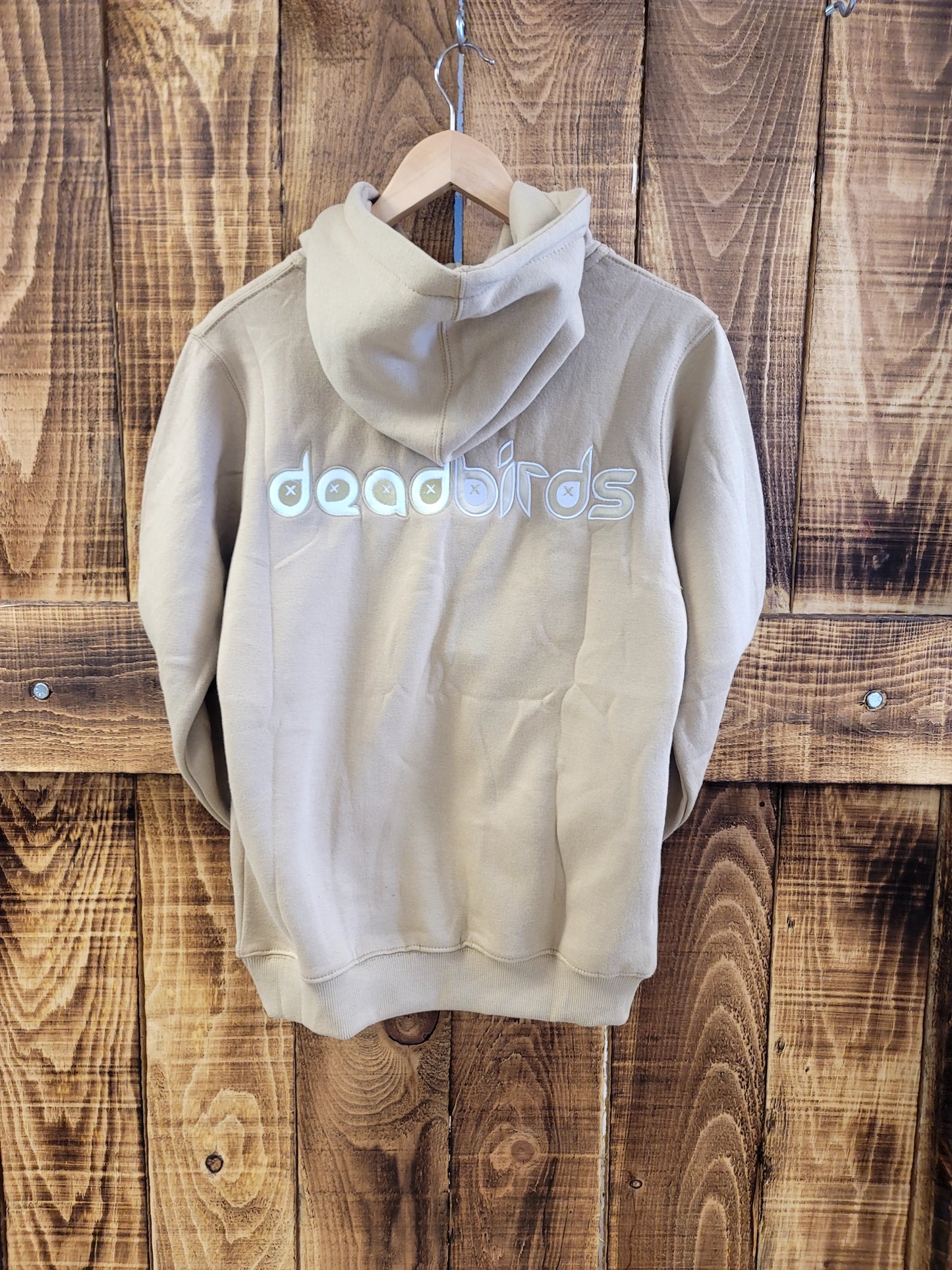 WOMENS TAN DEADBIRDS HOODIE